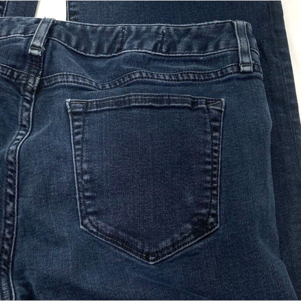 Gap 1969 Jeans Perfect Boot Indigo Blue Dark Mid 30 R 31 x 31 Womens Hippie Boho - Picture 14 of 14